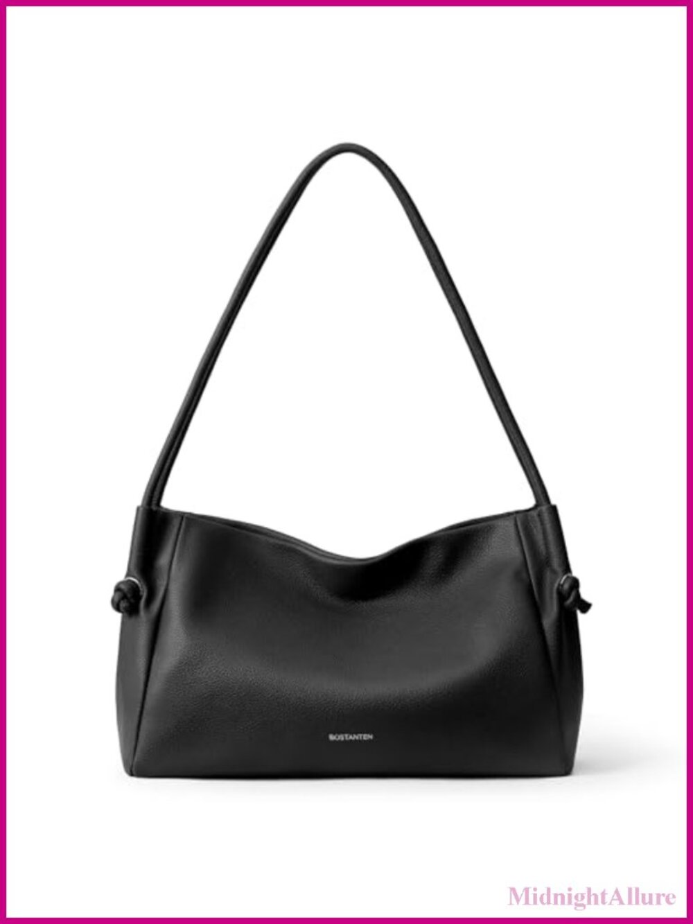 Pebbled Vegan Leather Shoulder Bag Soft Lightweight Hobo Purse for Women